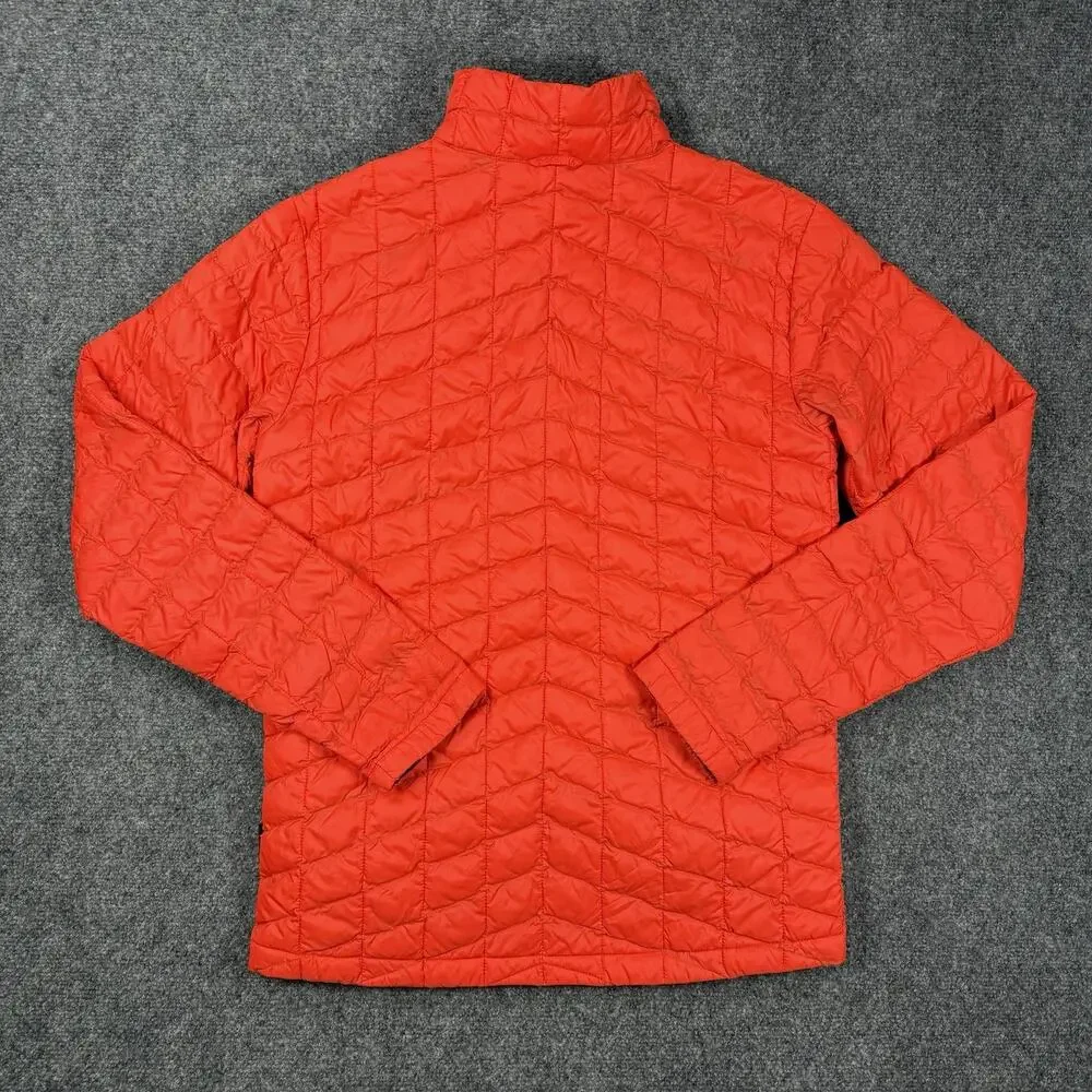 The North Face ThermoBall Men’s Small Bright Orange Insulated Full Zip Jacket